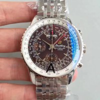 Réplique Breitling Navitimer Montbrillant Datora A21330 En Acier Inoxydable Cadran Chocolat