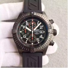 Réplique Breitling Super Avenger édition limitée M13370 PVD cadran noir