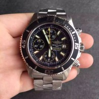 Réplique Breitling Superocean A1334102/BA82/134A en acier inoxydable cadran jaune