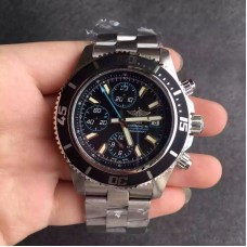 Réplique Breitling Superocean Chronograph A1334102/BA83/134A en acier inoxydable cadran bleu