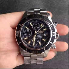 Réplique Breitling Superocean Chronograph A1334102/BA84/134A en acier inoxydable cadran blanc