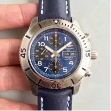 Réplique Breitling Superocean Chronograph Steelfish A13341C3/C893/227X/A20BASA.1 Cadran Bleu en acier inoxydable