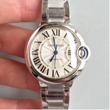 Ballon Bleu De Cartier 33MM W6920071 Acier inoxydable Cadran argenté