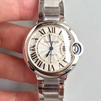 Ballon Bleu De Cartier 33MM W6920071 Acier inoxydable Cadran argenté