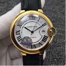 Ballon Bleu De Cartier 42MM W6900551 Or jaune Cadran argenté