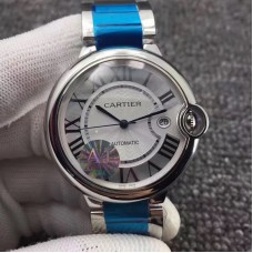 Ballon Bleu De Cartier 42MM W69012Z4 Acier inoxydable Cadran argenté