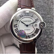 Ballon Bleu De Cartier 42MM W6901351 Acier inoxydable Cadran argenté