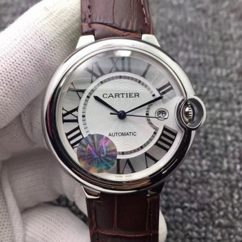 Ballon Bleu De Cartier 42MM W6901351 Acier inoxydable Cadran argenté