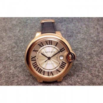 Cartier Ballon Bleu 36MM Or rose champagne Dial