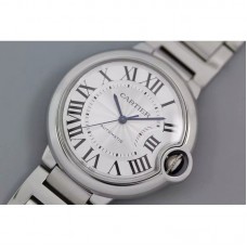 Cartier Ballon Bleu 36MM Acier inoxydable Cadran blanc