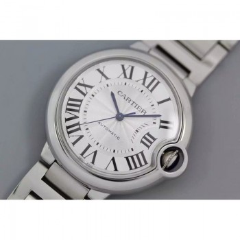 Cartier Ballon Bleu 36MM Acier inoxydable Cadran blanc