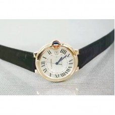 Cartier Ballon Bleu 42MM 24K Or rose Plated Cadran blanc