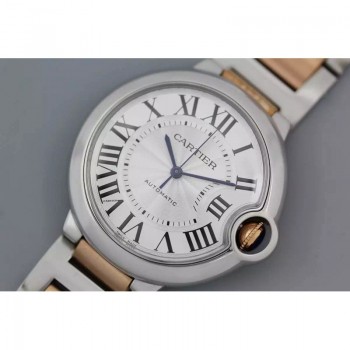 Cartier Ballon Bleu 42MM Or rose & Acier inoxydable