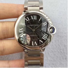 Cartier Ballon Bleu 42MM W6920042 Acier inoxydable Cadran noir