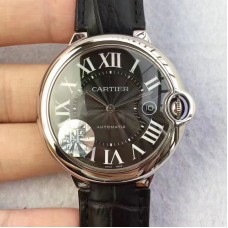 Cartier Ballon Bleu 42MM WSBB0003 Acier inoxydable Cadran noir