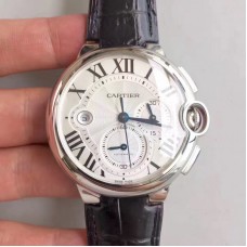 Cartier Ballon Bleu Chronograph W6920003 Acier inoxydable Cadran argenté