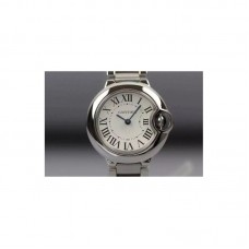 Cartier Ballon Bleu Dames 28MM Cadran blanc Quartz 