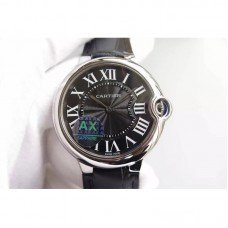 Cartier Ballon Bleu Acier inoxydable Cadran noir