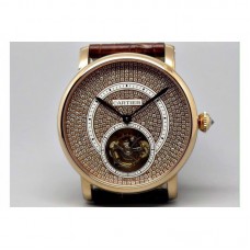 Cartier Ronde Louis Tourbillon Or rose Diamants Dial Tourbillon 