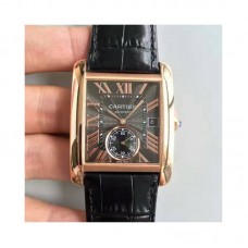 Cartier Tank WGTA0014 Or rose Cadran noir