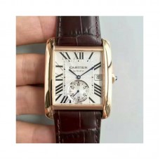 Cartier Tank WGTA0014 Or rose Blanc & Cadran noir