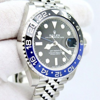 Réplique Montre Rolex GMT-Master II En Acier Inoxydable / BLNR / Jubilee 126710BLNR-0002