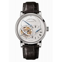 Réplique A. Lange & Sohne Richard Lange Tourbillon Pour le Mérite Or Blanc / Argent 760.026