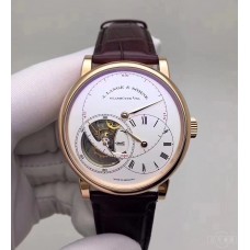 Réplique A. Lange & Sohne Richard Lange Tourbillon Pour le Mérite Or Rose / Argent 760.032