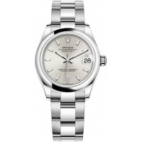 Réplique Rolex Datejust 31 Oystersteel Cadran Argenté Bracelet Oyster m278240-0005