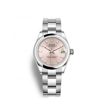 Réplique Rolex Datejust 31 Oystersteel Cadran Rose