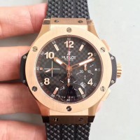 Réplique Hublot Big Bang 301PC1007RX cadran en fibre de carbone en or rose