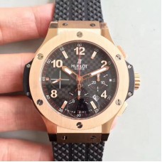 Réplique Hublot Big Bang 301PC1007RX cadran en fibre de carbone en or rose