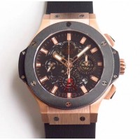 Réplique Hublot Big Bang Aero Bang or 311.PX.1180.GR cadran squelette noir en or rose