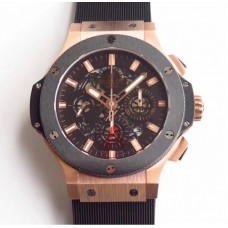 Réplique Hublot Big Bang Aero Bang or 311.PX.1180.GR cadran squelette noir en or rose