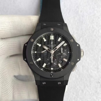 Réplique Hublot Big Bang Black Magic 301.CI.1770.RX cadran en fibre de carbone en céramique