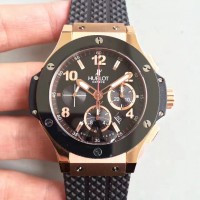 Réplique Hublot Big Bang Evolution 301.PB.131.RX cadran noir en or rose