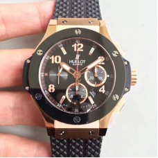 Réplique Hublot Big Bang Evolution 301.PB.131.RX cadran noir en or rose