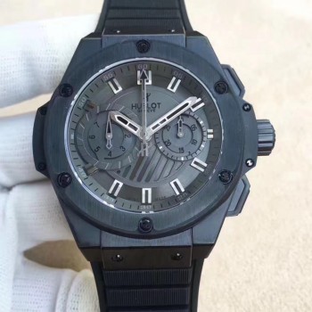 Réplique Hublot Big Bang King Power Foudroyante All Black 715.CI.1110.RX cadran noir en céramique