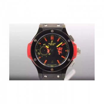 Réplique Hublot Big Bang Red Devil Manchester PVD cadran noir