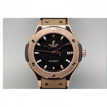 Réplique Hublot Big Bang or rose cadran noir