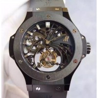 Réplique Hublot Big Bang Skeleton Tourbillon Ceramic Skeleton Dial