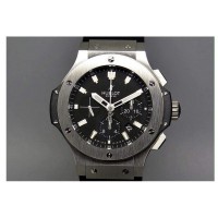 Réplique Hublot Big Bang en acier inoxydable cadran noir