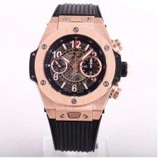 Réplique Hublot Big Bang Unico King Gold 411.OX.1180.RX cadran squelette en or rose