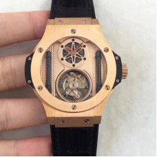 Réplique Hublot Big Bang Vendome Tourbillon 305.PX.0009.GR BM Or Rose Cadran Or Rose