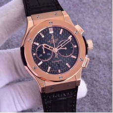 Réplique Hublot Classic Fusion Chronograph King Gold 521.OX.1181.LR Cadran en fibre de carbone en or rose