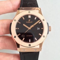 Réplique Hublot Classic Fusion King Gold 511.OX.1181.LR Cadran noir en or rose