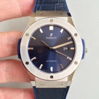 Réplique Hublot Classic Fusion Titanium Blue 511.NX.7170.LR SR Titanium Blue Dial