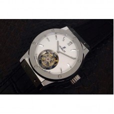 Réplique Hublot Classic Fusion Tourbillon en acier inoxydable cadran blanc