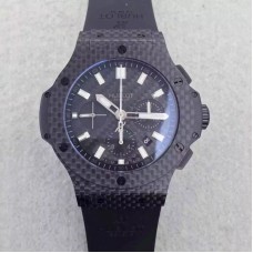 Réplique Hublot Big Bang Carbon 301.QX.1724.RX Cadran en fibre de carbone en fibre de carbone