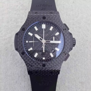 Réplique Hublot Big Bang Carbon 301.QX.1724.RX Cadran en fibre de carbone en fibre de carbone